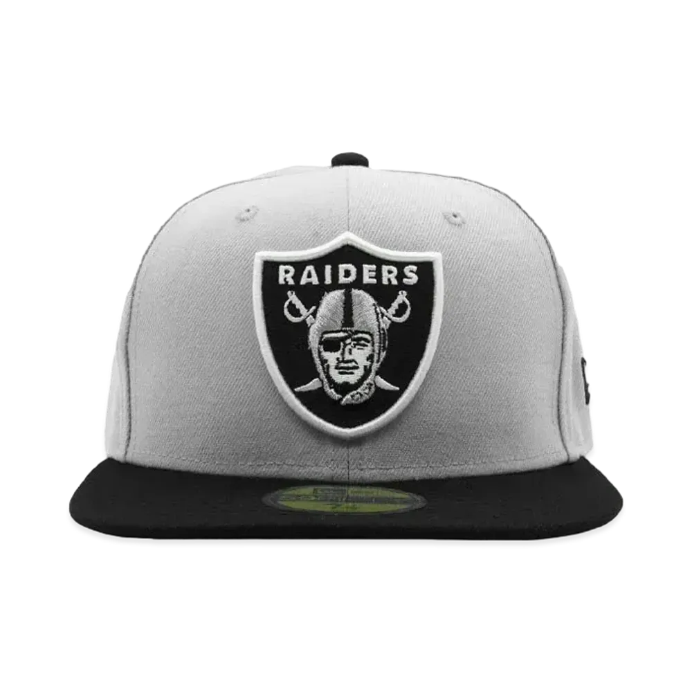 NEW ERA 59FIFTY Las Vegas Raiders Gray x Team Color "GRAY/BLACK"