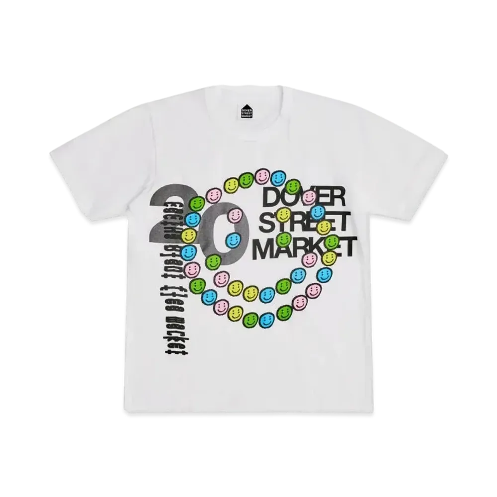 Dover Street Market London x Cactus Plant Flea Market 20th Anniversary Tee "White"