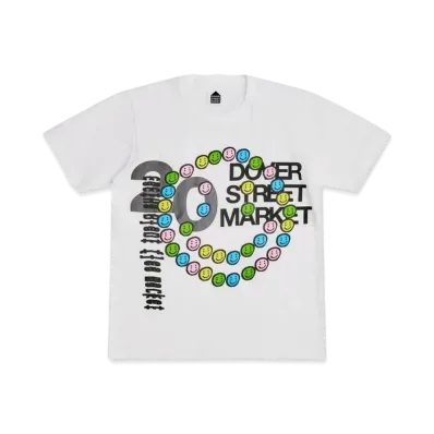Dover Street Market London x Cactus Plant Flea Market 20th Anniversary Tee "White"