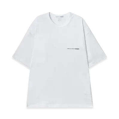 COMME des GARCONS SHIRT Oversized Fit Logo T-Shirt "White"