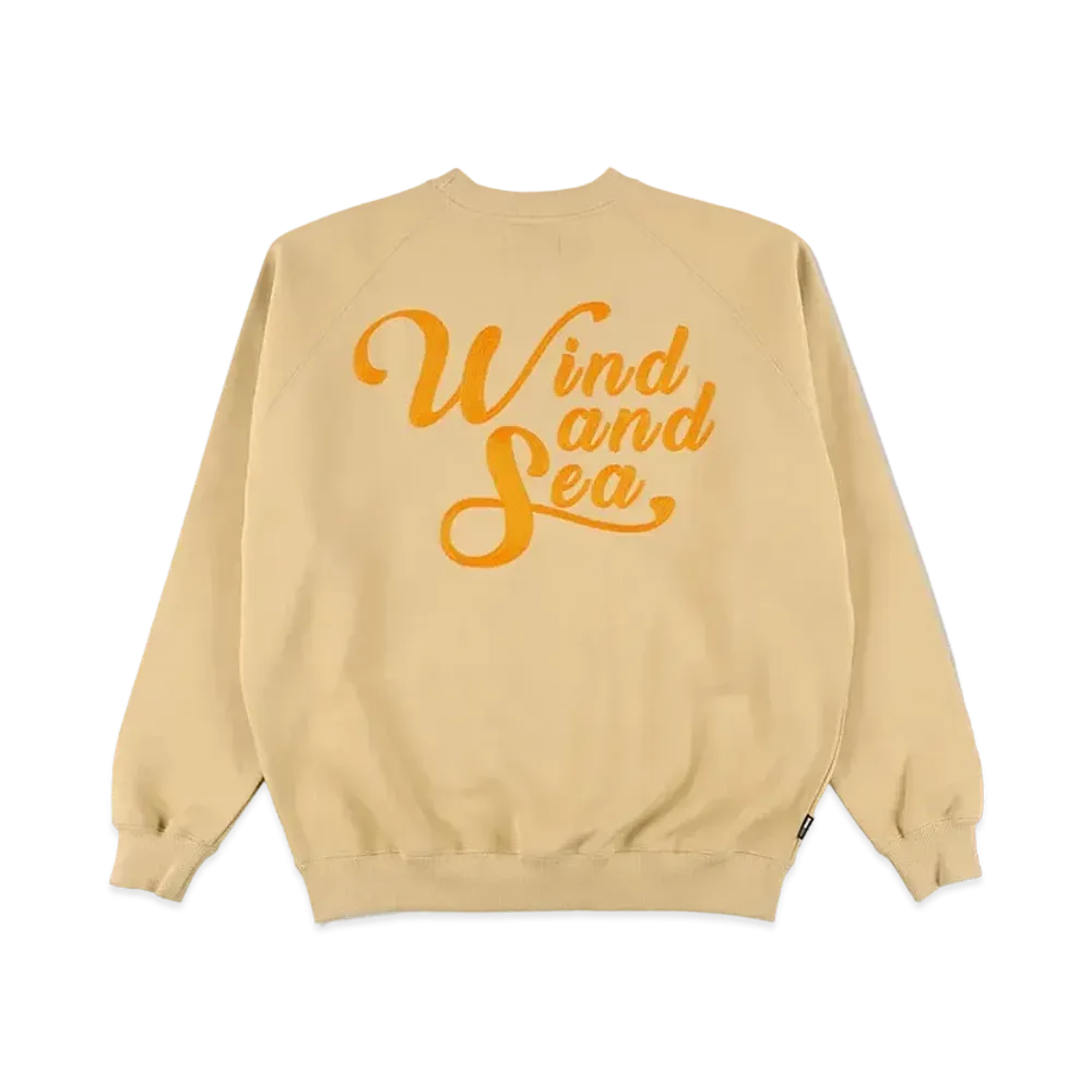 WIND AND SEA SDCL (WDS) Raglan Crew Neck "Sand"