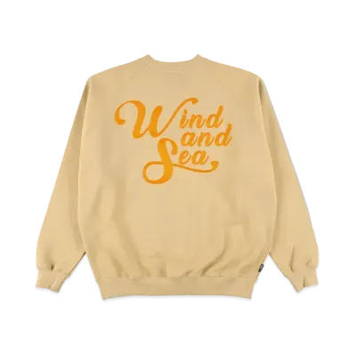 WIND AND SEA SDCL (WDS) Raglan Crew Neck "Sand"