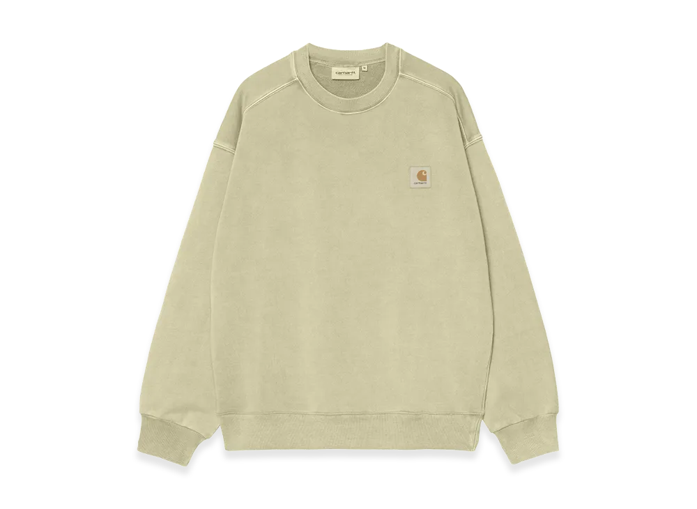 Carhartt WIP Nelson Sweat "Gentle Green(Garment Dyed)"