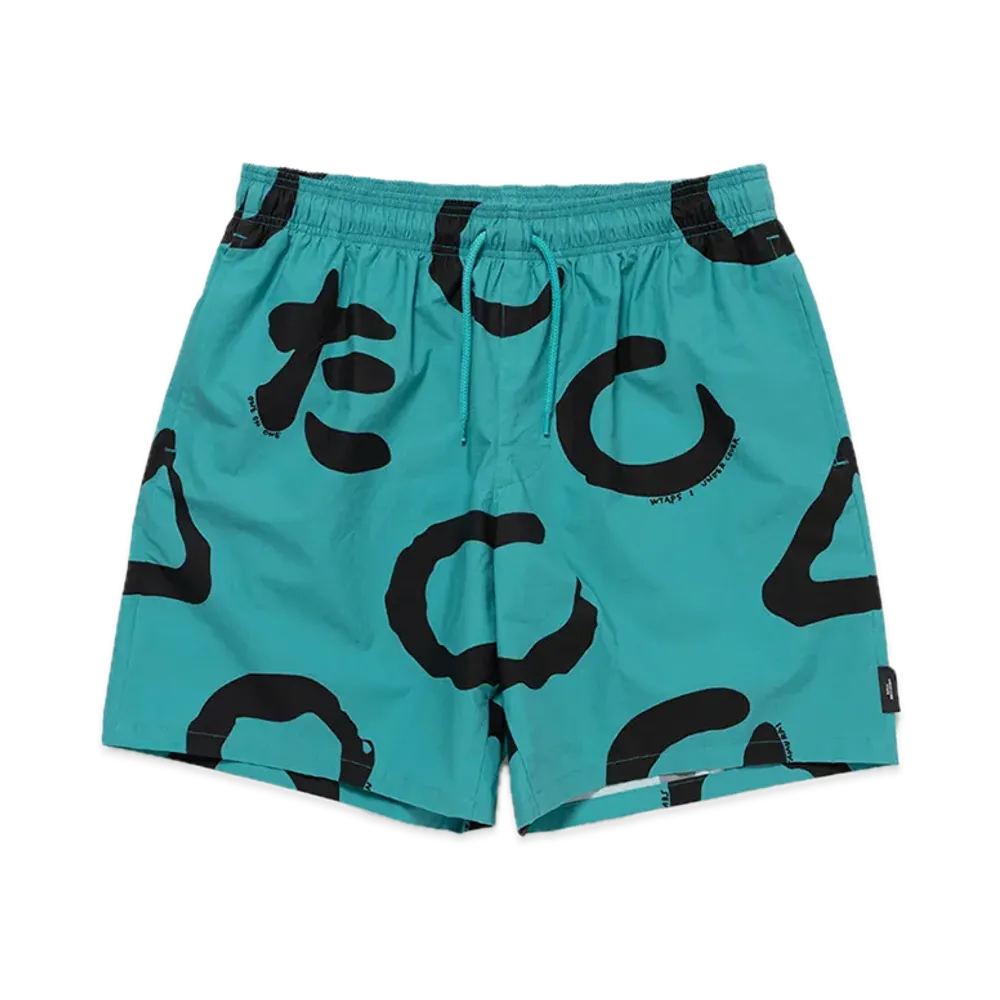 WTAPS x UNDERCOVER SDDS2001 / Shorts / Cotton. Broadcloth. Textile "Blue"