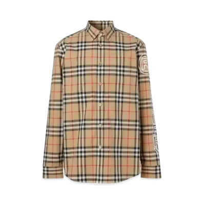 BURBERRY Check Shirt "Archive Beige"