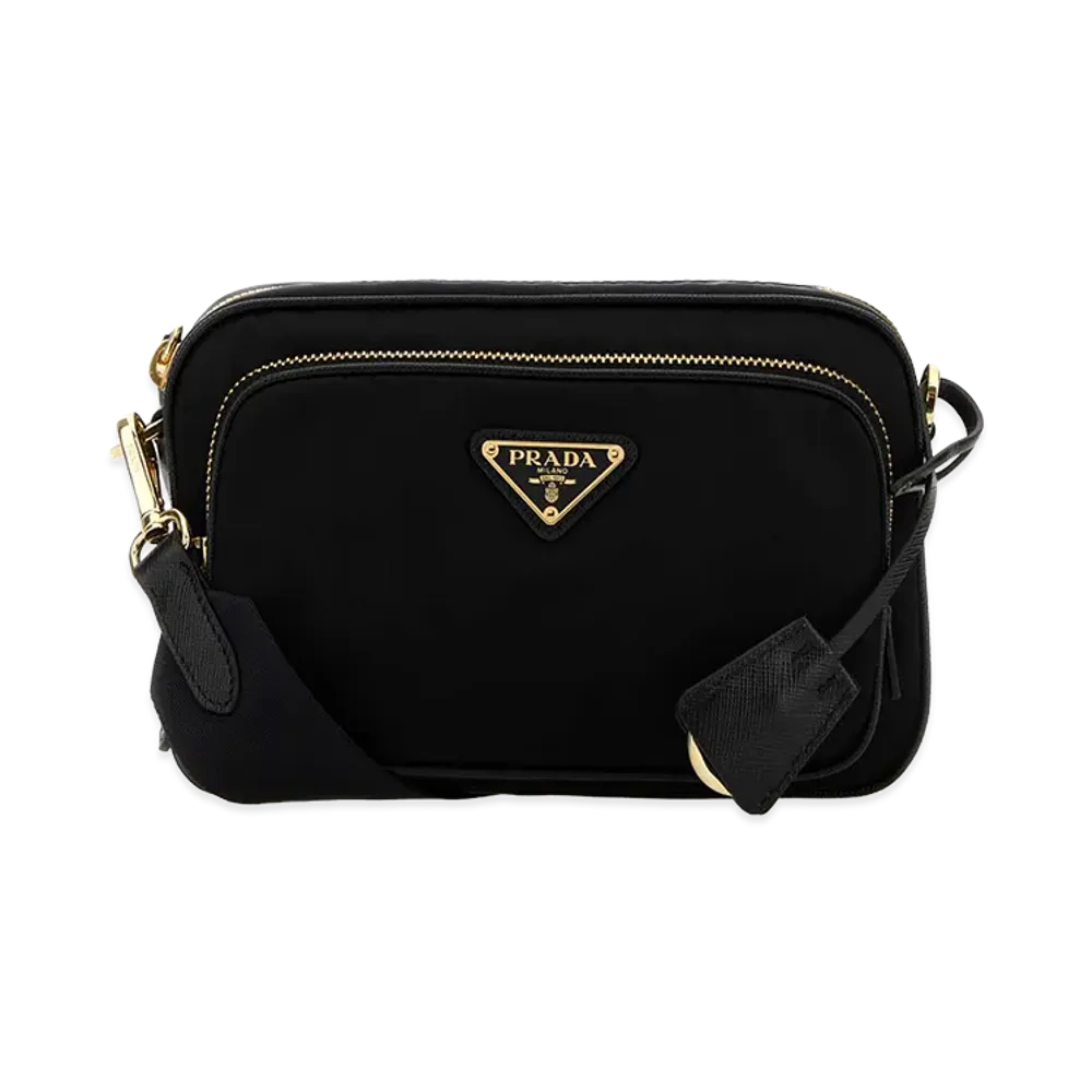 PRADA Women's Re-Nylon Crossbody Bag "Black"
