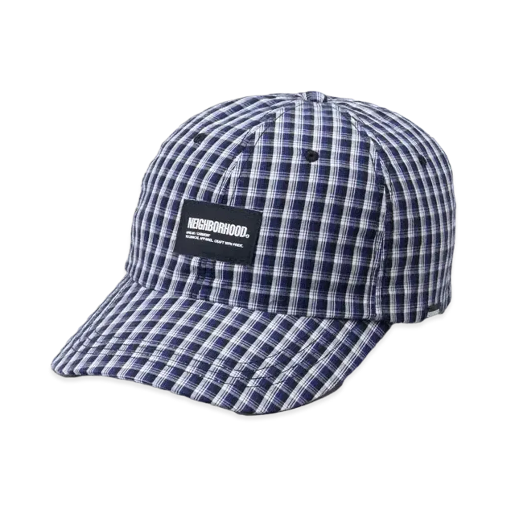 NEIGHBORHOOD Gingham Hombre Check Dad Cap "Navy"