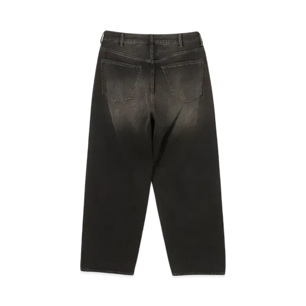 BEAMS Wide Fit Denim Pants "FadeBlack"