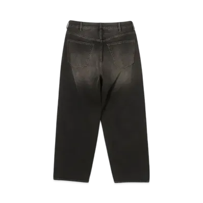 BEAMS Wide Fit Denim Pants "FadeBlack"