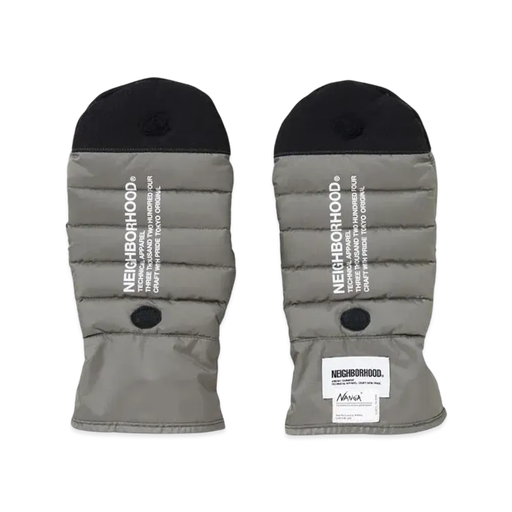NEIGHBORHOOD x NANGA Down Gloves "Olive Drab"