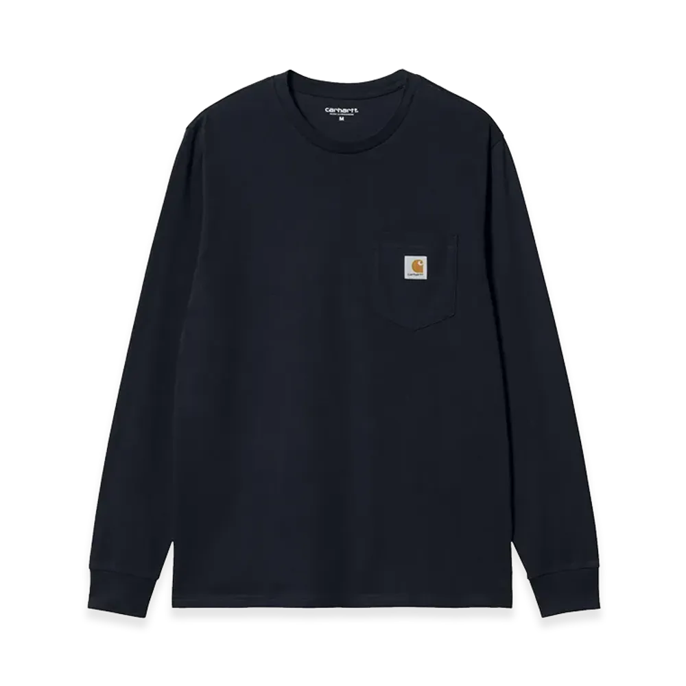 Carhartt WIP L/S Pocket T-Shirt "Dark Navy"