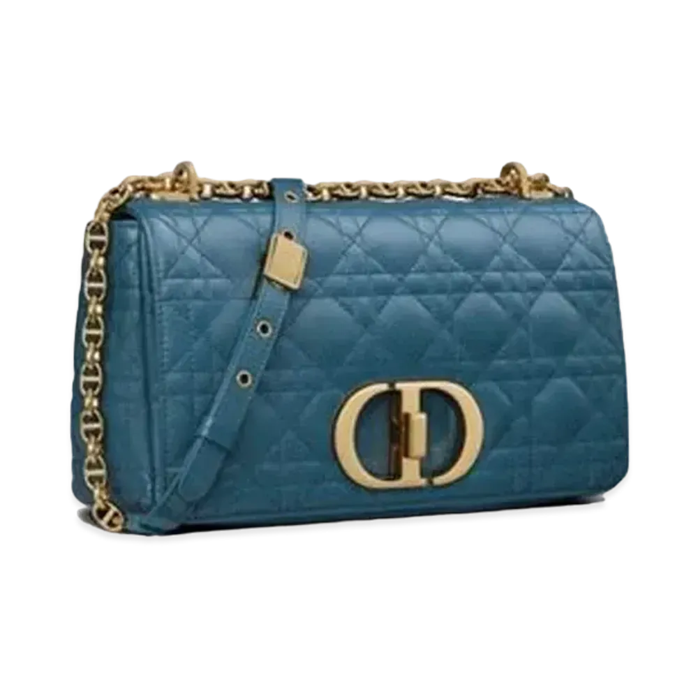 Dior Medium Dior Caro Bag "Blue"