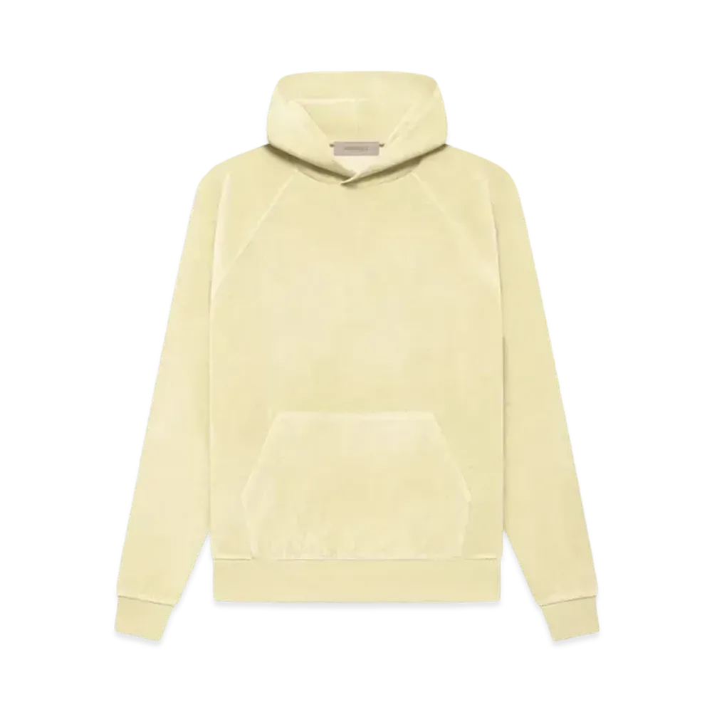 FEAR OF GOD ESSENTIALS Velour Hoodie "Canary"