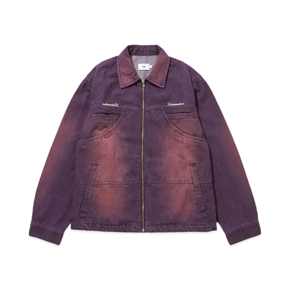 FTW DENIM TRUCKER JACKET "PURPLE"