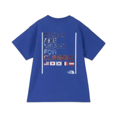 The North Face Kids Short Sleeve IC Walls Tee "TNF Blue"