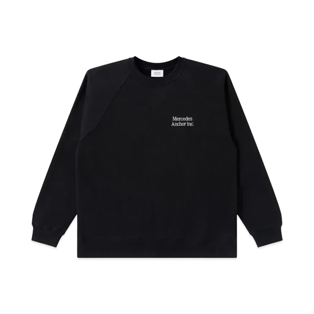 Mercedes Anchor Inc. Raglan Crew Sweat "Black"