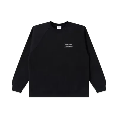 Mercedes Anchor Inc. Raglan Crew Sweat "Black"