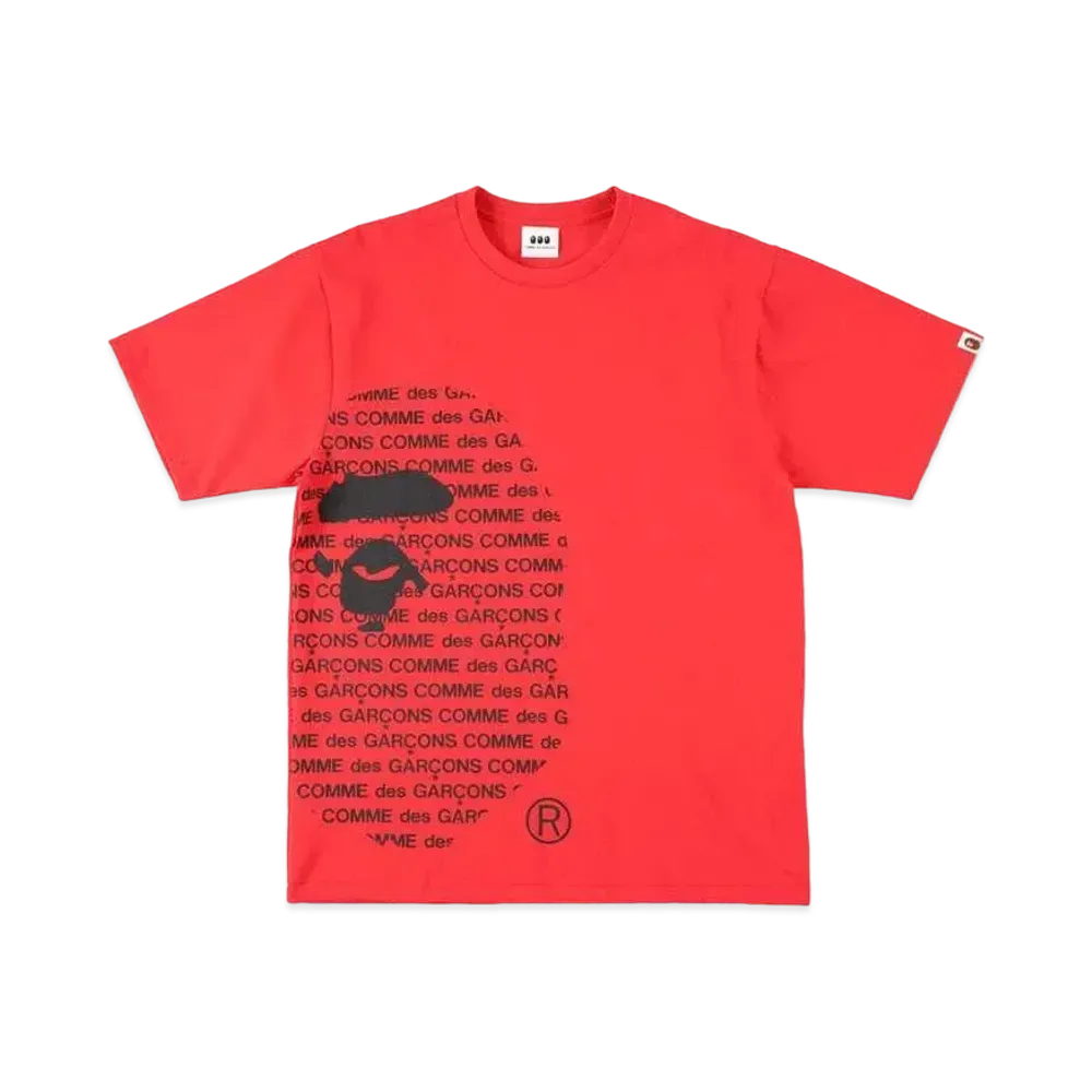 A BATHING APE CDG OSAKA TEE #2 "Red"