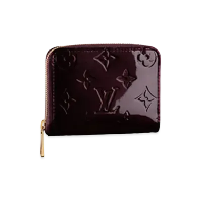 Louis Vuitton Monogram Vernis Zippy Coin Purse "Amarante"
