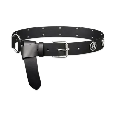 Dior Symbol Belt Smooth Calfskin and Antique Matte Metal 30MM "Black"