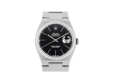 ROLEX Oyster Quartz Date-Just Black Dial 17000