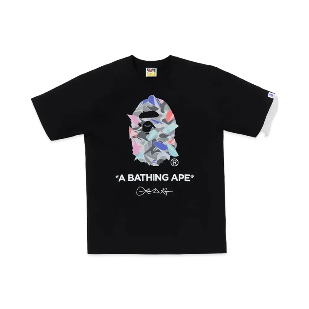 A BATHING APE x LOUIS DE GUZMAN Ape Head Tee "Black"
