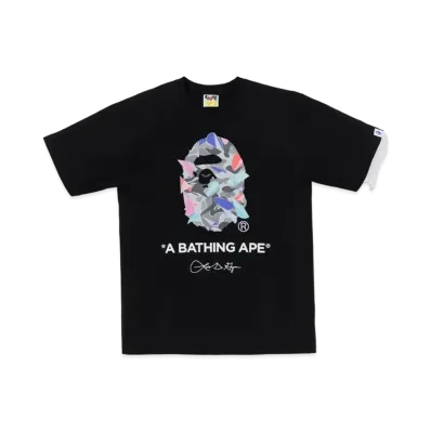 A BATHING APE x LOUIS DE GUZMAN Ape Head Tee "Black"
