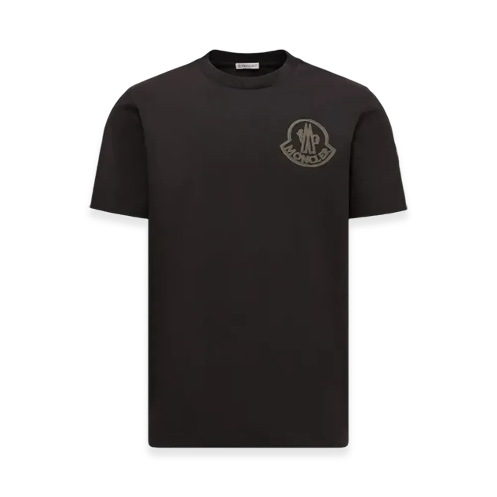 MONCLER Logo Cotton T-Shirt "Black"
