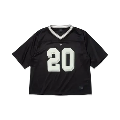 NEW ERA BLACK LABEL SS24 Short Sleeve Football Shirt "Black"