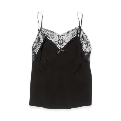 Acne Studios Lace Strap Blouse "Black"