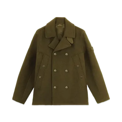 Stone Island 441F5 Heavy Melton_Stone Island Ghost "Military Green"