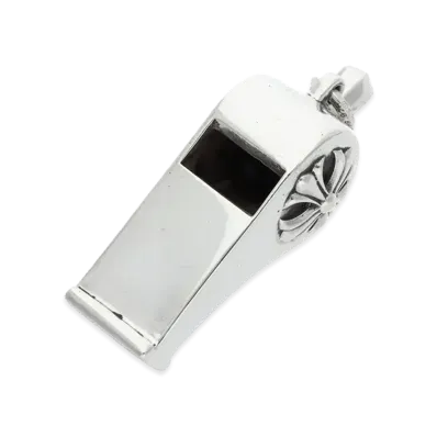 Chrome Hearts Large Whistle Charm CH Plus "Silver"