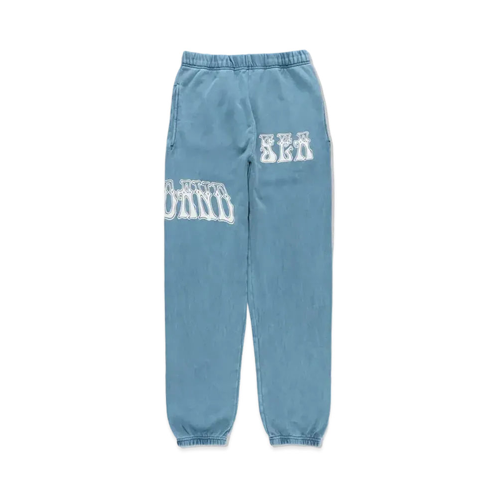 WIND AND SEA Logo Jersey Pants "Navy"