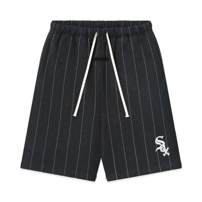 FEAR OF GOD x MLB White Sox 90's Sweatshort "Iron Heather W White Pinstripes"