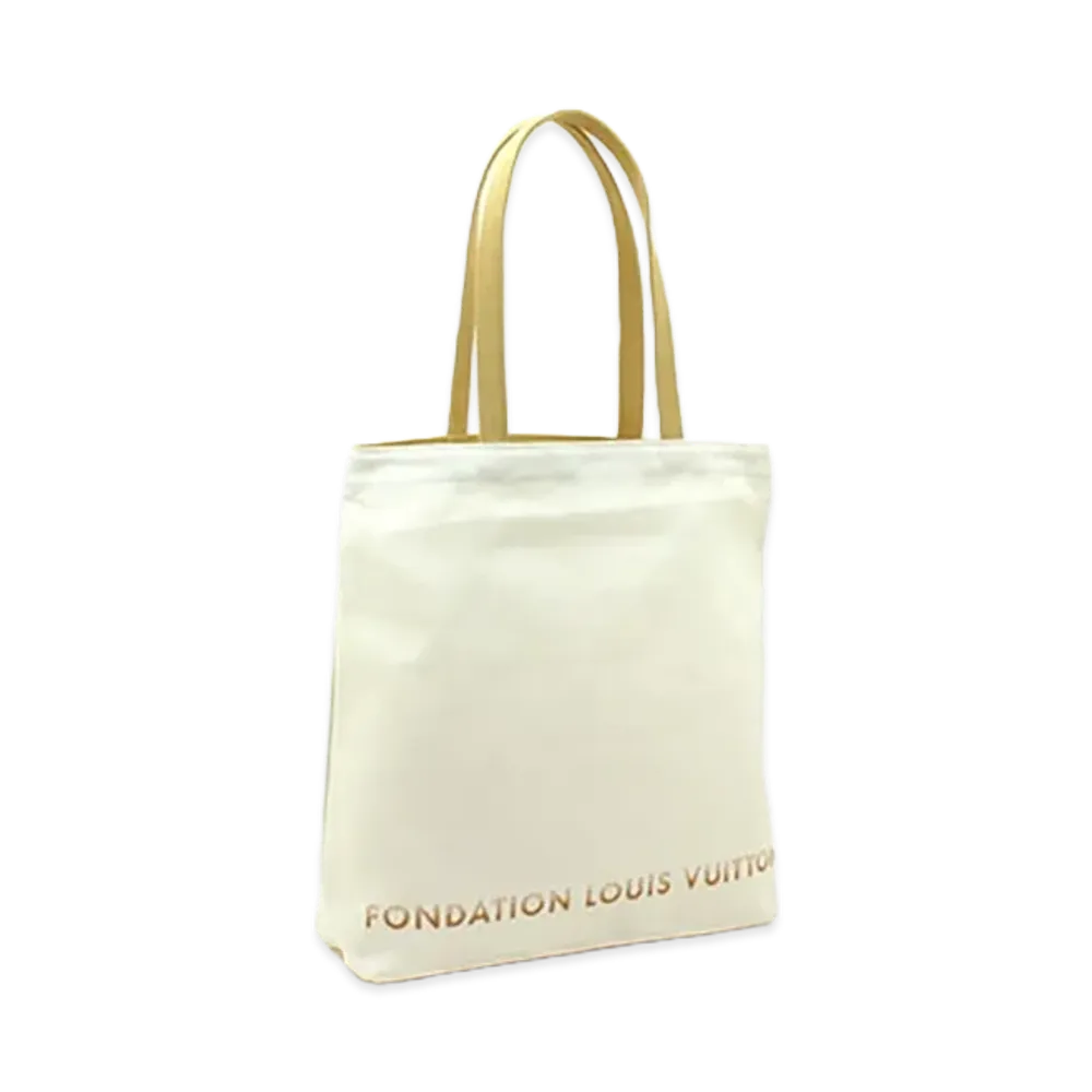 Louis Vuitton Fondation Louis Vuitton Tote Bag Museum Exclusive Item "White"
