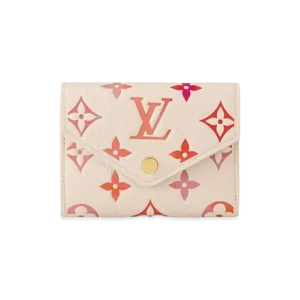 Louis Vuitton Victorine Wallet Monogram Empreinte Leather "Sunrise Aquarelle"
