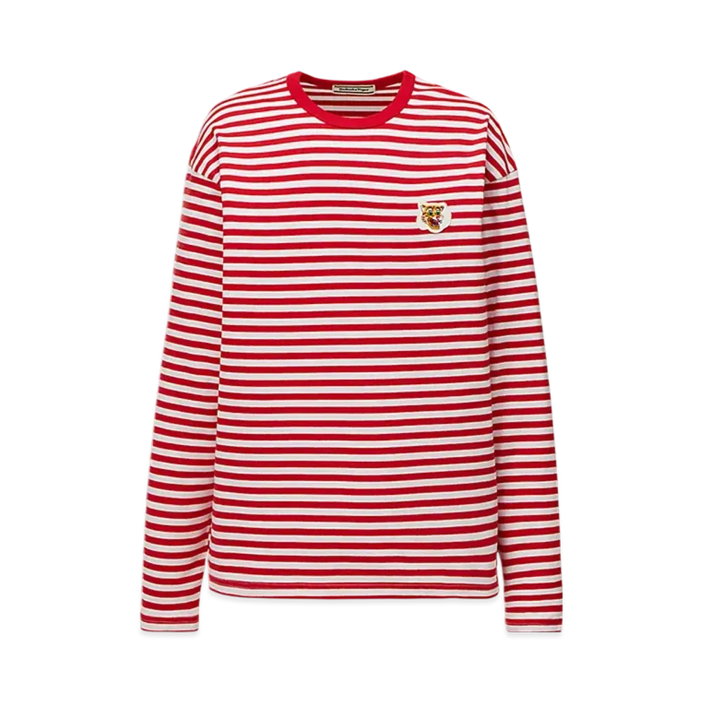 Onitsuka Tiger Long Sleeved Tee "Red/White"