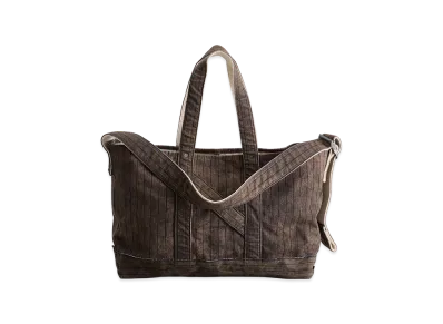 NICENESS V.Lesh Printed Stripe Shoulder Tote Bag "Wide Stripe"