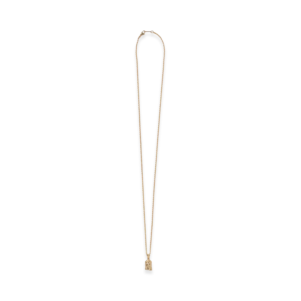 BlackEyePatch Jesus Pendant Necklace "Gold"