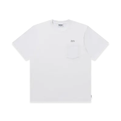 Mercedes Anchor inc. Small Logo Pocket Tee "White"