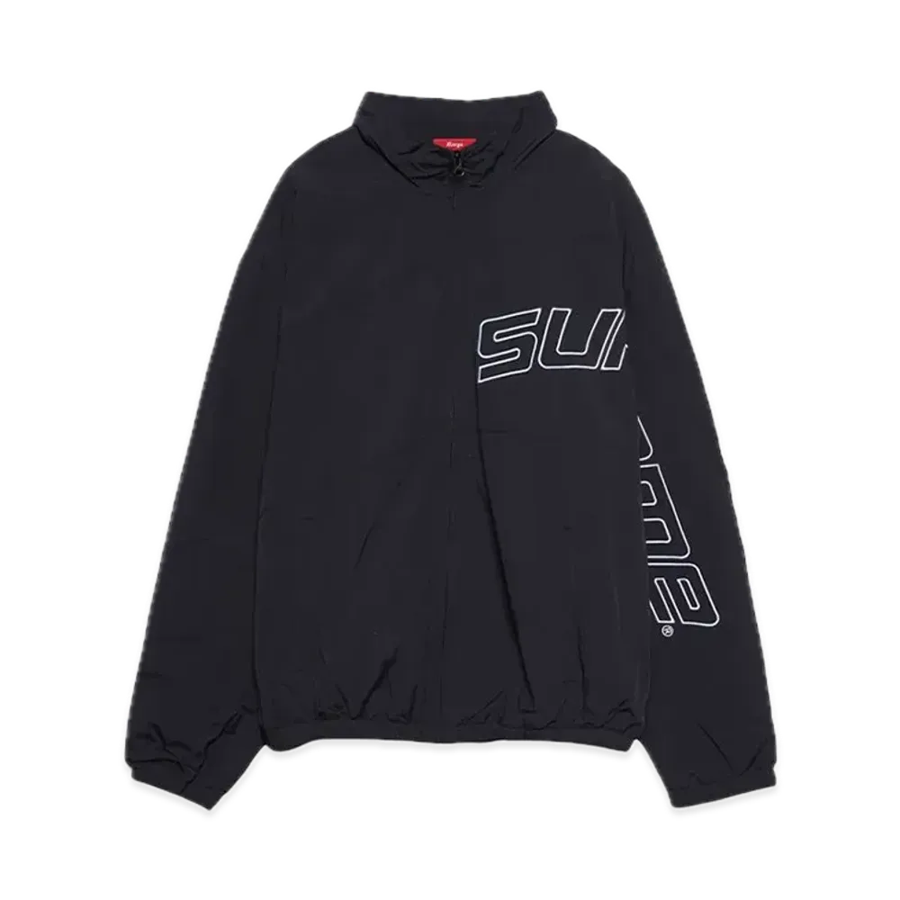 Supreme Curve Track Jacket "Black"