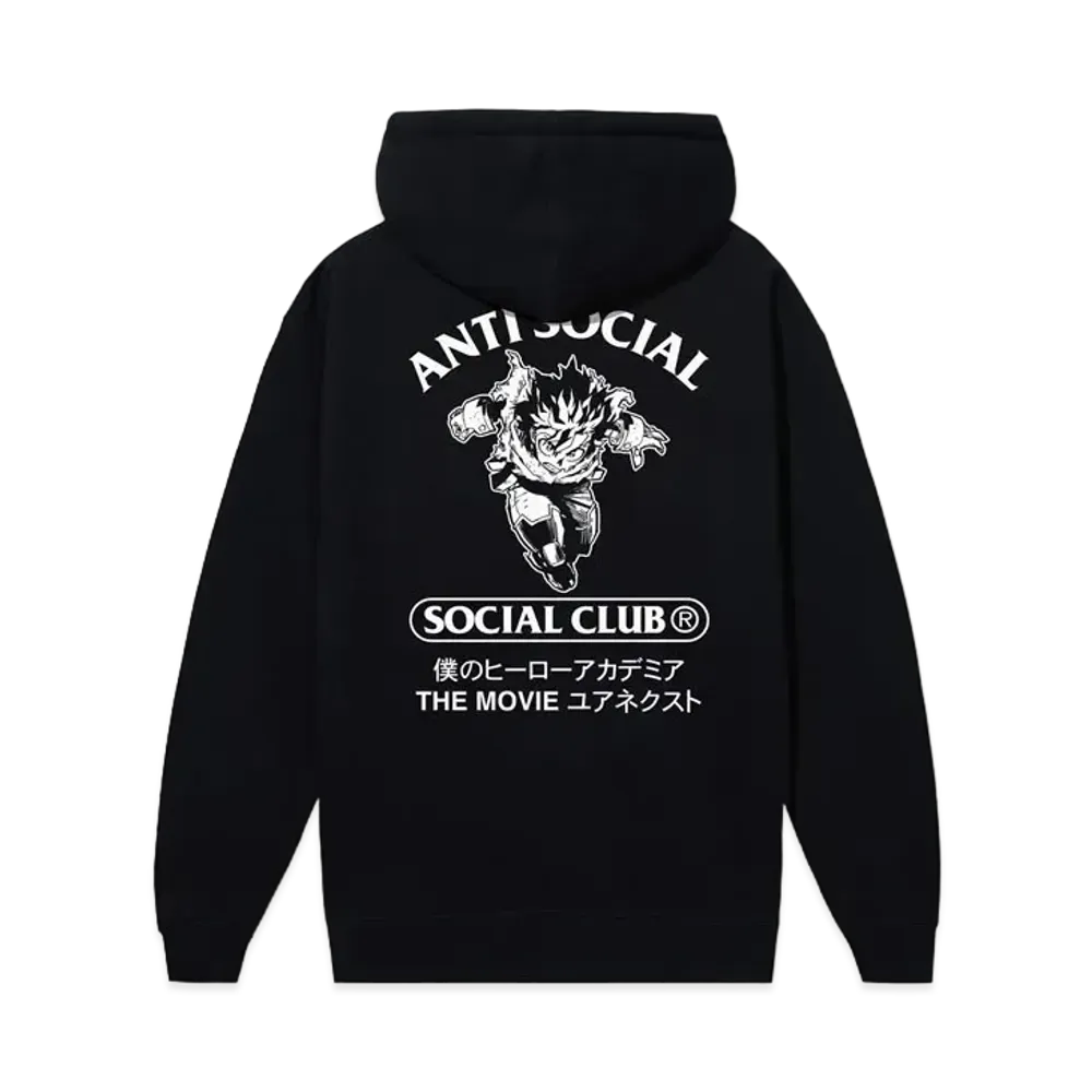 ANTI SOCIAL SOCIAL CLUB x MY HERO ACADEMIA Class 1-A Hoodie "Black"