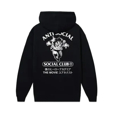 ANTI SOCIAL SOCIAL CLUB x MY HERO ACADEMIA Class 1-A Hoodie "Black"