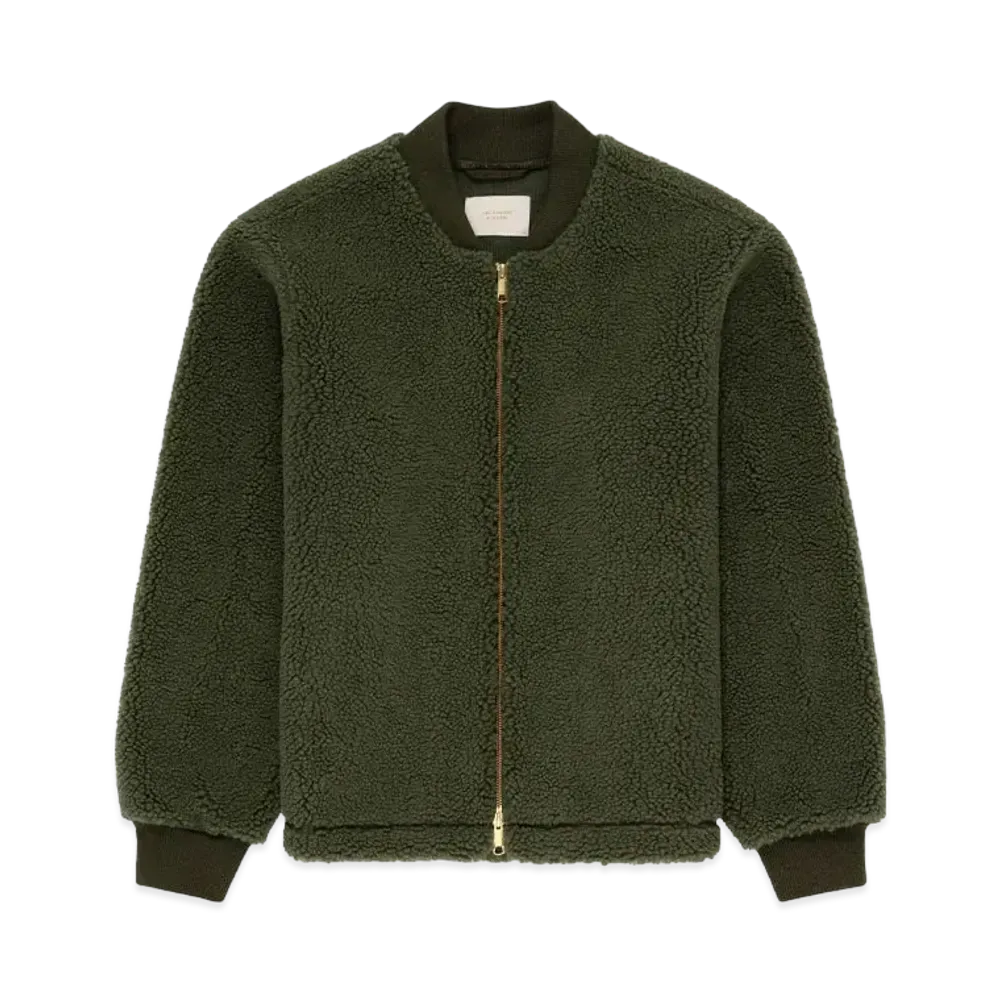 Aime Leon Dore Fleece Bomber Jacket "Green"