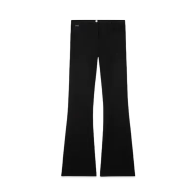 Courreges 70'S Denim Bootcut Pants "Black"