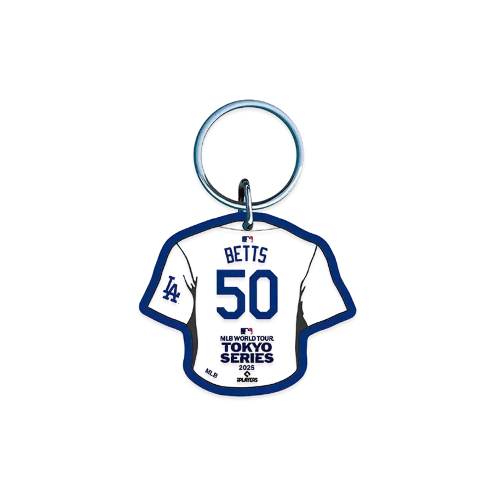 MLB Wincraft Dodgers Mookie Betts Tokyo Series Opening Game Name & Number Acrylic Keychain
