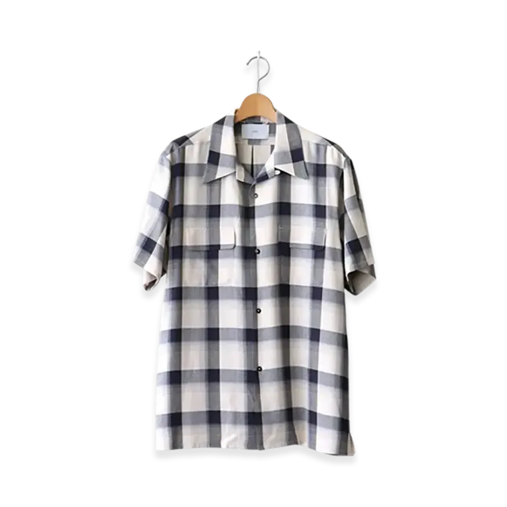 SUGARHILL Ombre Half Sleeve Shirts "Navy Ombre"