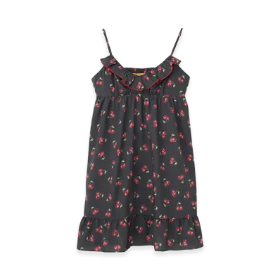 HYSTERIC GLAMOUR Women's Hysteric Glamour Skull Cherry Cami Dress "Other Black"