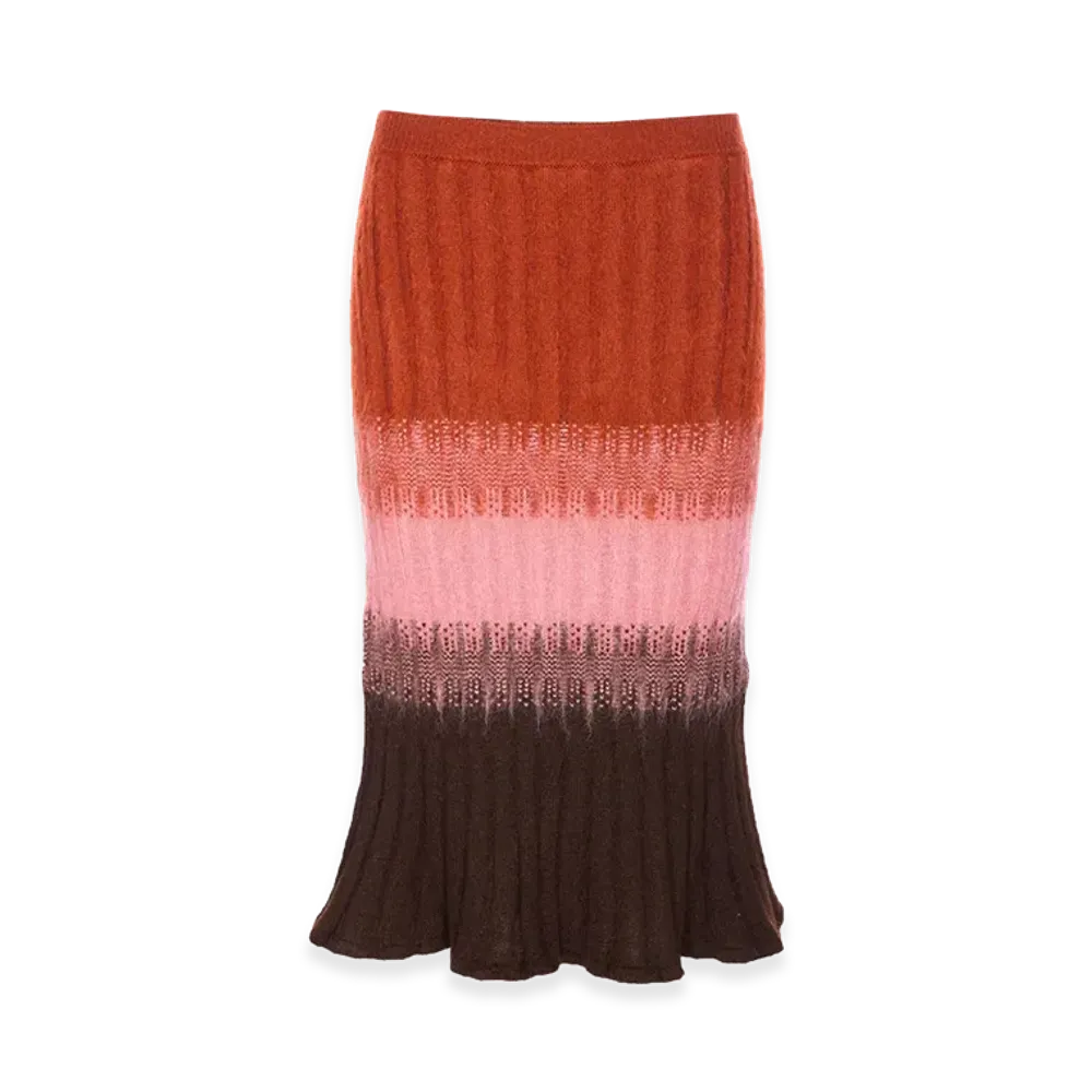 FENDI Women's Wool Skirt "Multicolor"