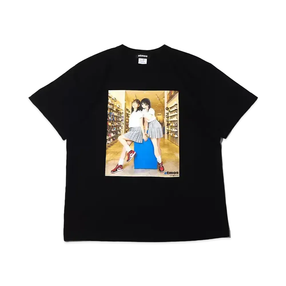 atmos x AMATSU MARINA Tigusa Minori Tee "Black"